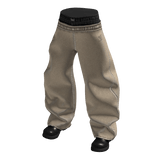 Tan Sweatpants w/ Boots