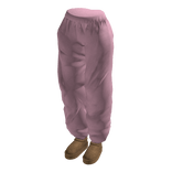 Sweatpants and Tasman Slippers