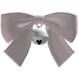 ♡ ꒱ sweet adorable dainty pink bow with bell