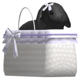 🤍 sweet baby bunny basket purple