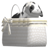 🤍 sweet baby bunny basket yellow