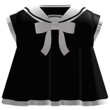 ♡ : sweet babydoll dress in black-pink