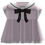 ♡ : sweet babydoll dress in pink-black