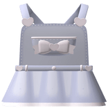 ♡ sweet blue kawaii heart overalls 