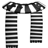 ♡ sweet cozy black bunny scarf