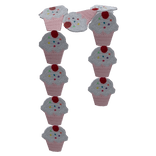 Sweet cupcakes scarf igari heisei retro mori kei