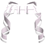 Sweet Cutesy Kawaii Princess Pink bow Ruffle Skirt