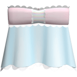 🐾 sweet flowy unicorn dress ruffles pink blue