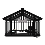 ♡ : sweet kitten cage in black v2