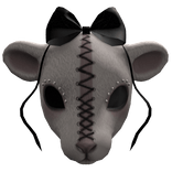 Sweet Little Goth Lamb Mask