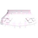 Sweet Pink Ruffled Milkmaid Skirt