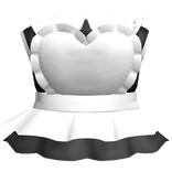 Sweet Ruffled Heart Dress in Black