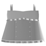 sweet ruffles baby doll dress pearl buttons black