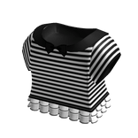 sweet sailor shirt in black and white