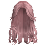 ♡ sweet silky layered messy wavy cherry blossom