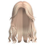 ♡ sweet silky layered wispy messy wavy hair blonde