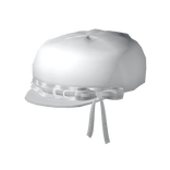 sweet white bow cap