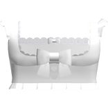 Sweet White Ruffled Milkmaid Top