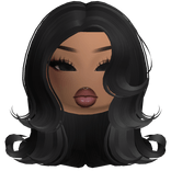 Swirly Black Bob With Latina Makeup