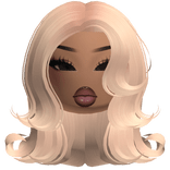 Swirly Blonde Bob With Latina Makeup