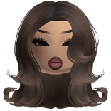 Swirly Brown Bob With Latina Makeup