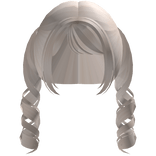 ♡ : swirly cute back pigtails