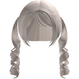 ♡ : swirly cute front pigtails 