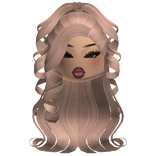 Swirly Milktea Ponytail With Latina Makeup