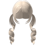 ♡ : swirly pigtails kawaii blonde