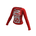 ☆ syaa red longsleeve