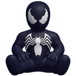Symbiote Spiderman Plushie