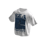 SZA Nobody Gets Me Boxy Blue T-Shirt