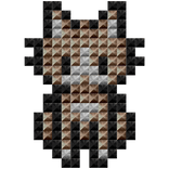 Tabby Studded Cat Hair Clip