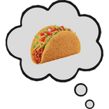 taco thought bubble