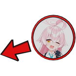 Takanashi Hoshino Pointing Meme Circle BA