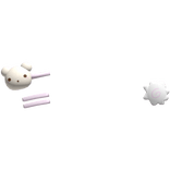 ♡ Tan Bear Clips W Fishcake