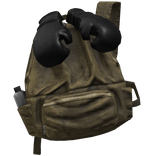Tan Boxing Glove Grunge Backpack 1.0