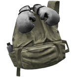Tan Boxing Glove Grunge Backpack 1.0