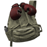 Tan Boxing Glove Grunge Backpack 1.0