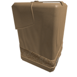 Tan classic leather trench coat left arm (PBR)