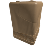 Tan classic leather trench coat right arm (PBR)