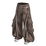 Tan Denim Cargo Sweats