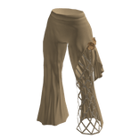 ♾️ Tan goth one-leg fishnet pants