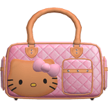 Tan Kitty Gyaru Y2k Shoulder Bag in Pink