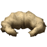 Tan Neck Fur Collar 
