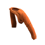 Orange Half-on Sweater