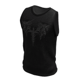 Black Ribbed Tank Top