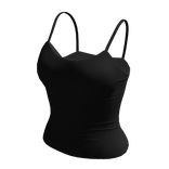 Tank Top Black Cami Basic Tight Baddie Tee Shirt