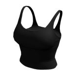 Tank Top Black Tight Basic Cami Baddie Tee Shirt