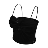 Tank Top Black Tight Basic Cami Baddie Tee Shirt